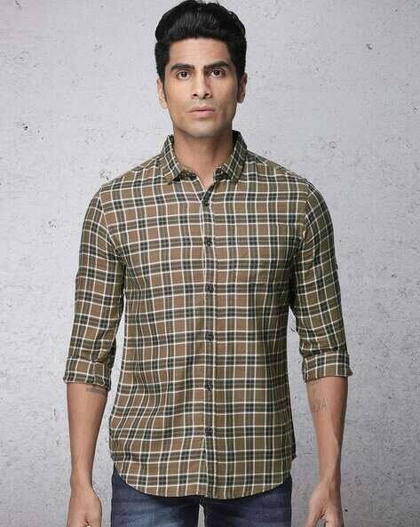 Buy Khaki Shirts for Men by ECKO Online 