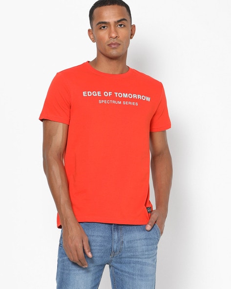 Buy Orange Tshirts for Men by ALTHEORY Online | Ajio.com
