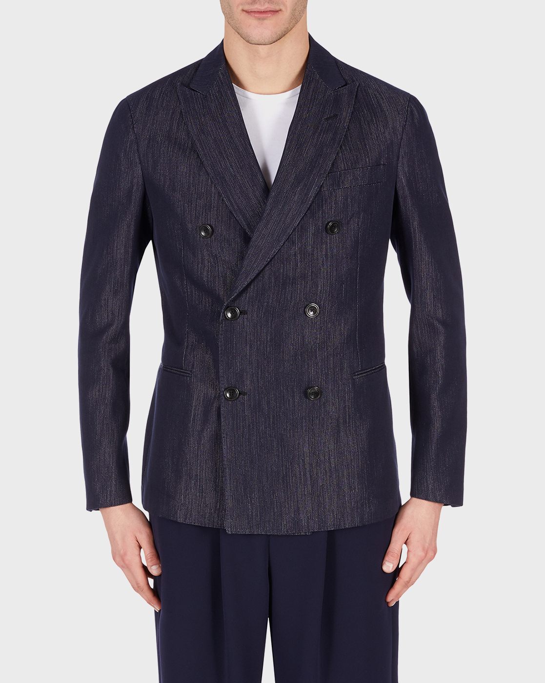 Armani double on sale breasted suit