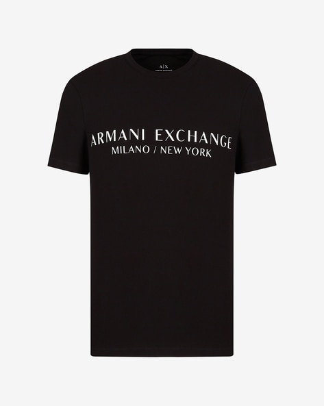 Buy Black Tshirts for Men by ARMANI EXCHANGE Online Ajio