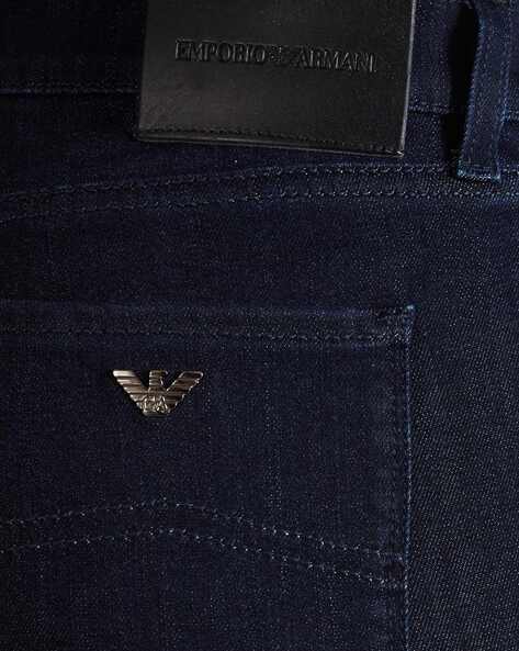 Buy EMPORIO ARMANI J20 Slim Fit Jeans with Insert Pockets Navy