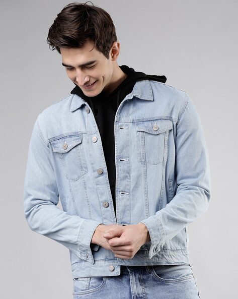 Buy Grey Jackets & Coats for Men by SHOWOFF Online | Ajio.com