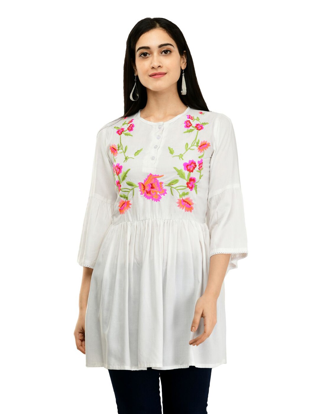 Buy White Tops for Women by SAAKAA Online