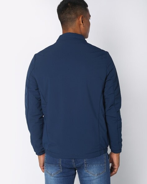 blue lightweight jacket