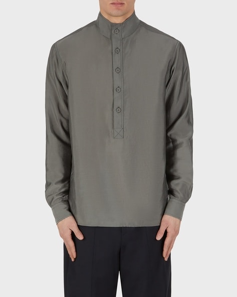 Armani mandarin 2024 collar shirt