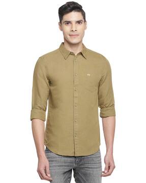 Olive Shirts for Men by WRANGLER 