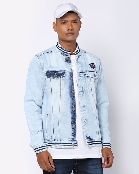 Jeans cap jacket sale