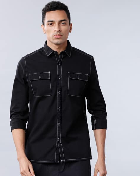 Buy Black Shirts for Men by ECKO Online 