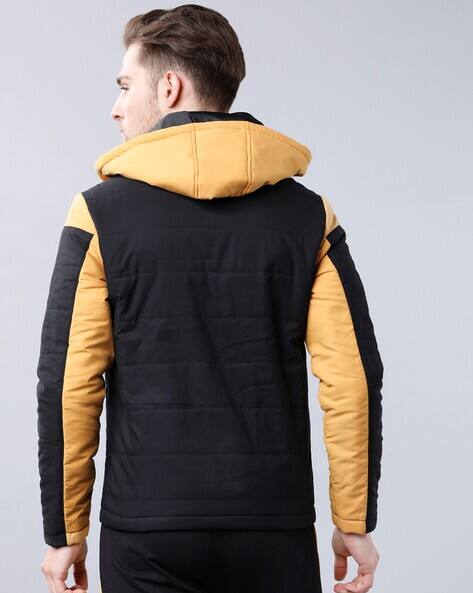 black and yellow jacket
