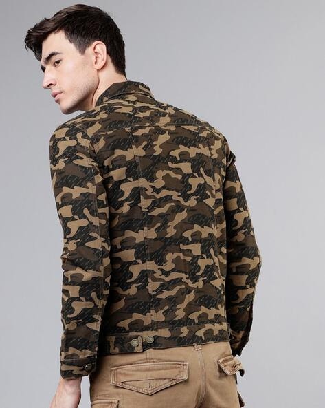 Army print clearance winter jacket