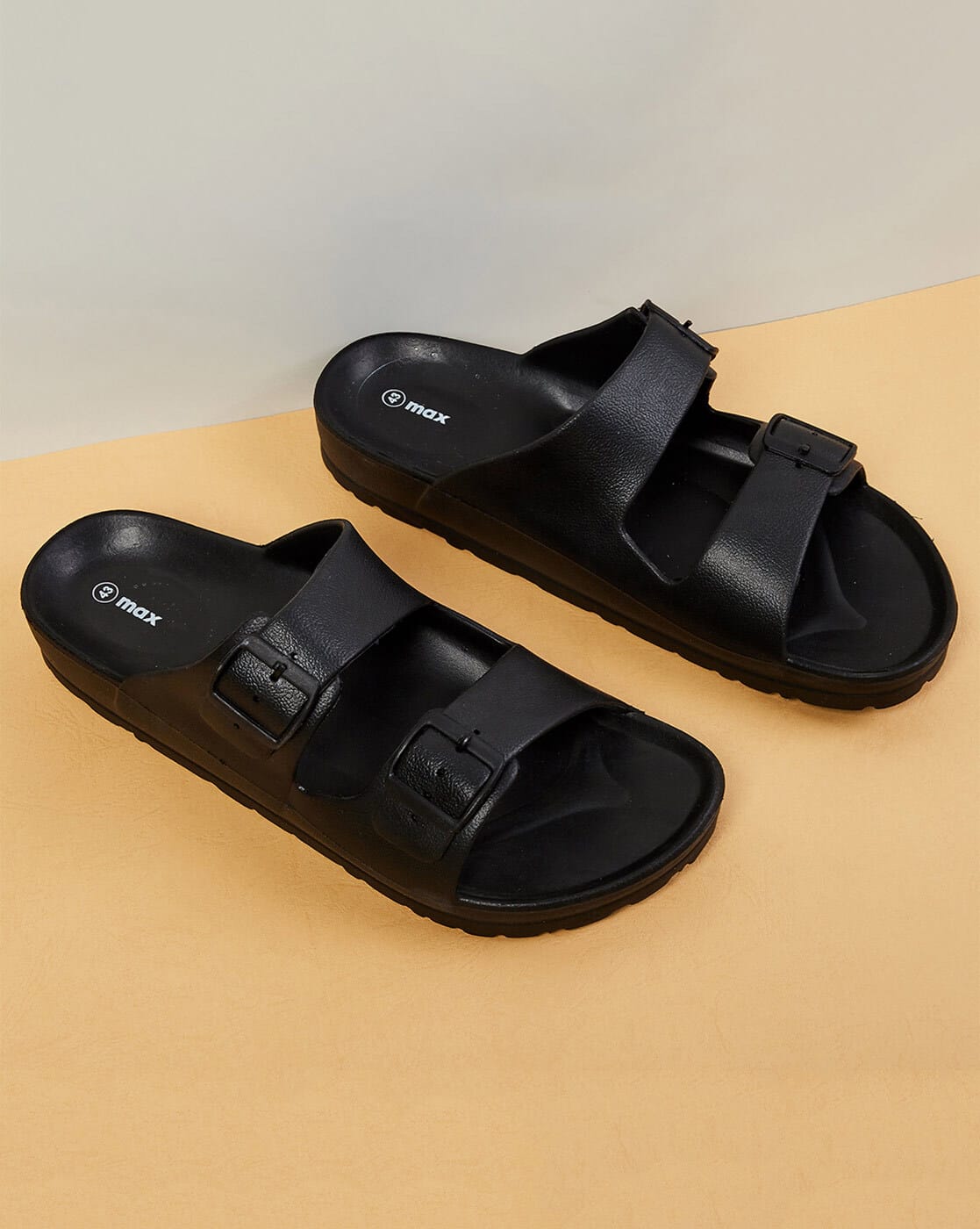 Buy Black Sandals for Men by MAX Online | Ajio.com