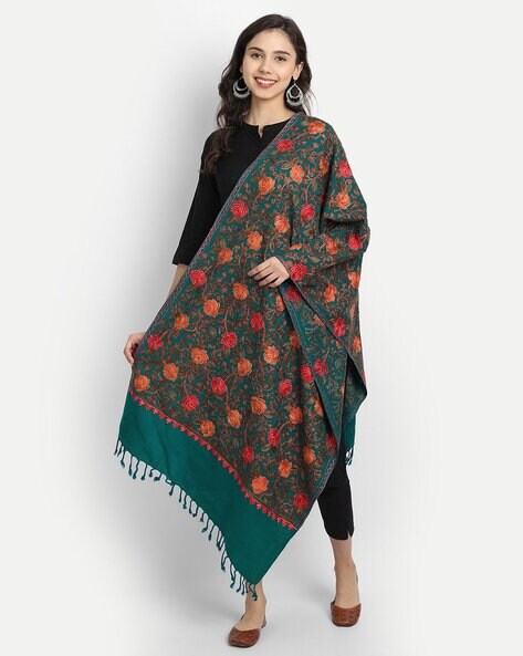Floral Embroidered Stole Price in India