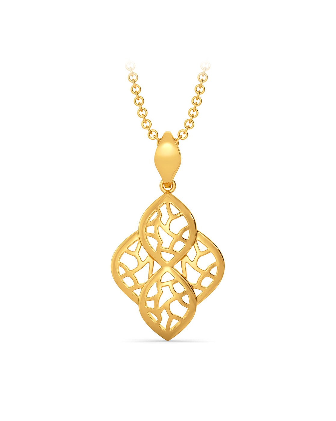 Buy Yellow Gold Necklaces & Pendants for Women by Melorra Online ...