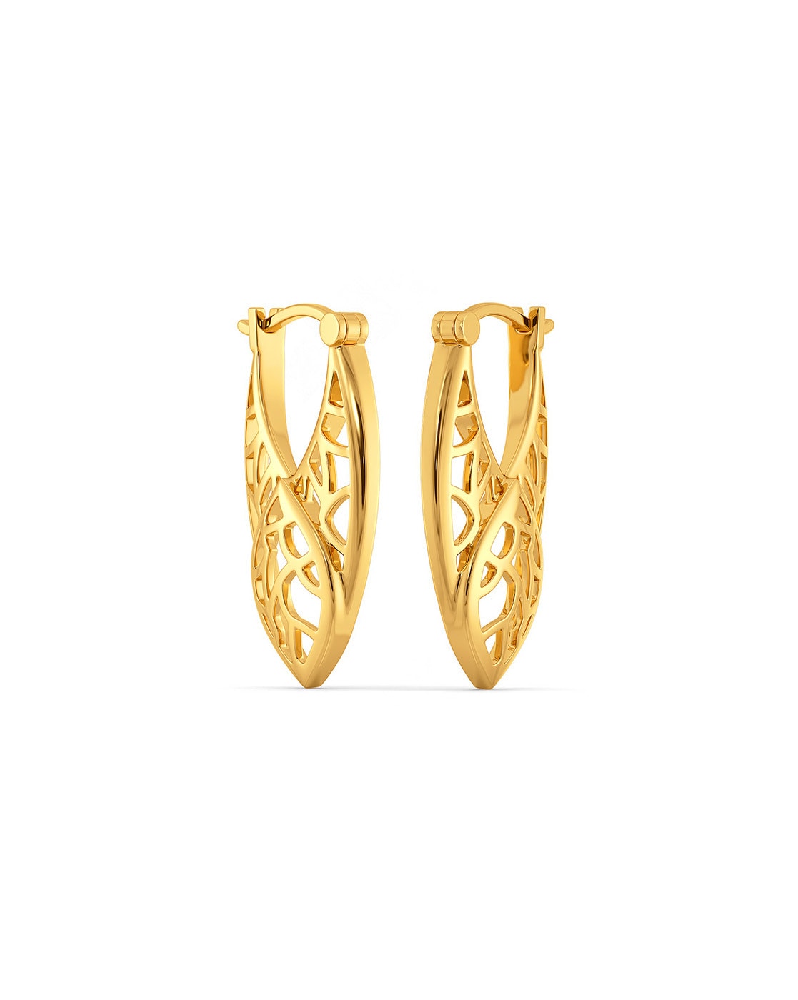 Buy Yellow Gold Earrings for Women by Melorra Online