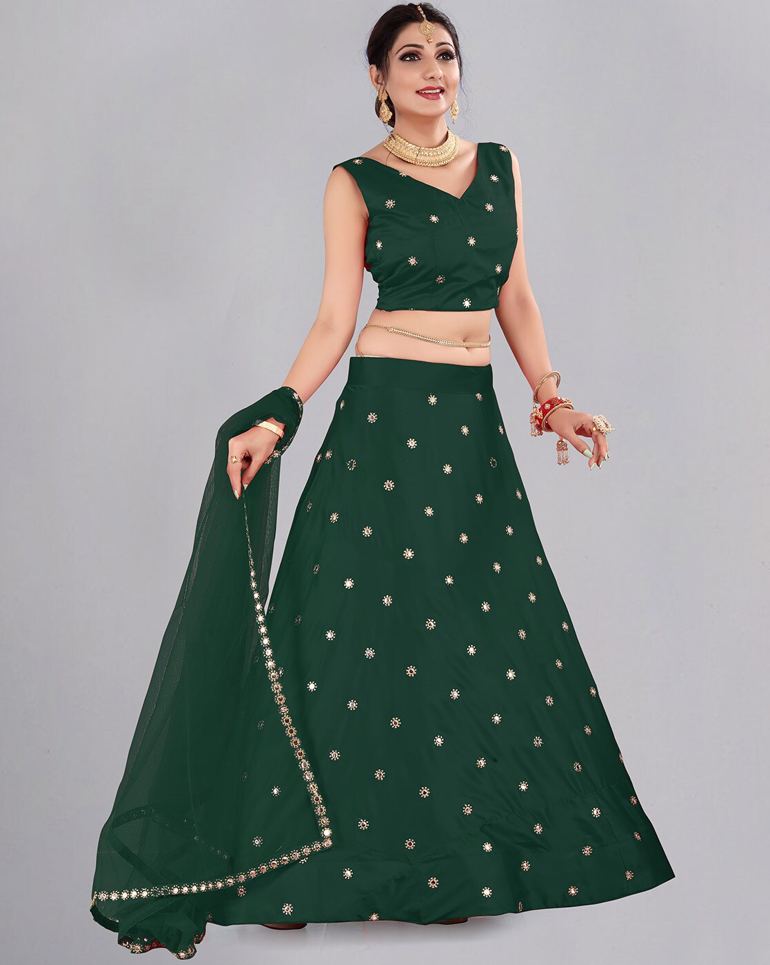 Kv 3075 Georgette With Embroidery Work Lehenga Choli Best Rate Wholesale  Dealer Surat