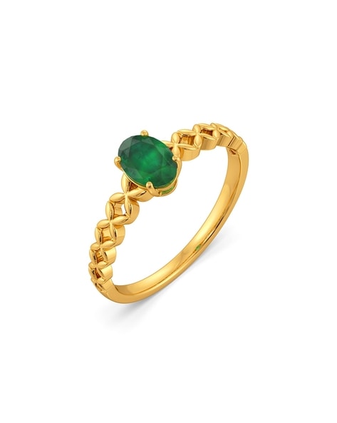 Buy CEYLONMINE EMERALD RING Ring For Men Alloy Emerald Gold Plated Ring  Online at Best Prices in India - JioMart.