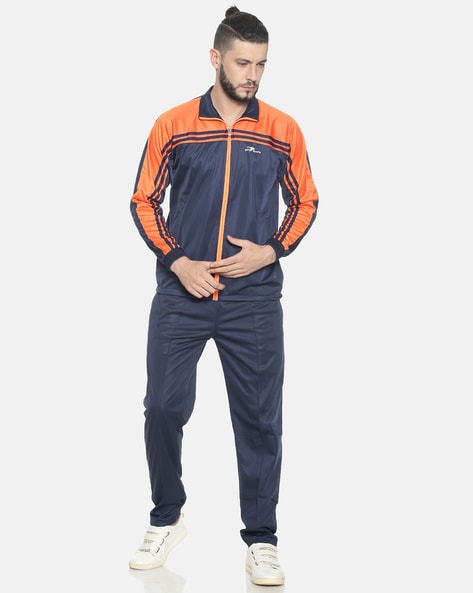 Orange and blue store adidas tracksuit