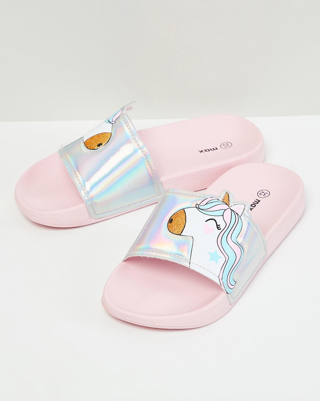 Holographic hot sale flip flops