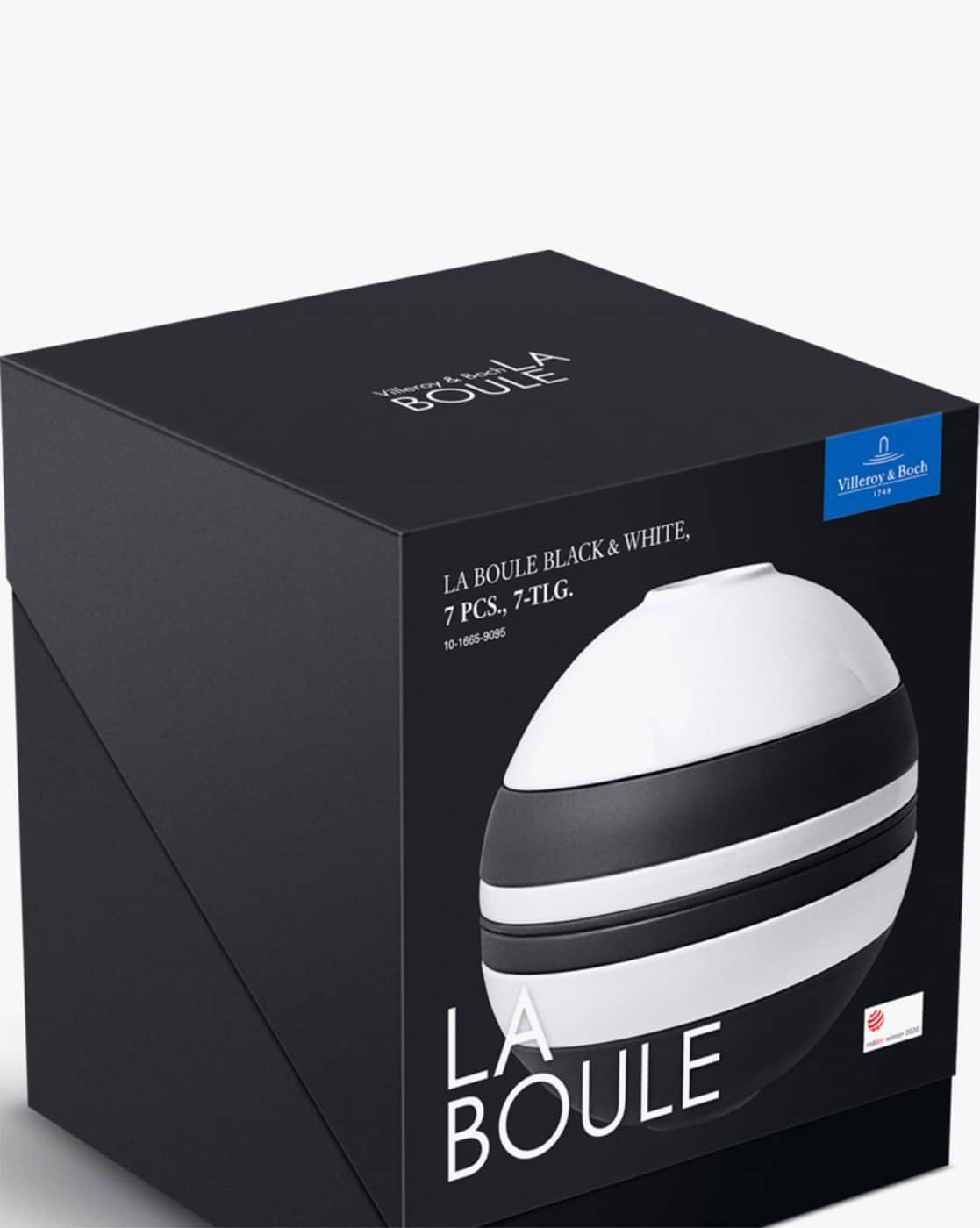 Buy VILLEROY & BOCH Iconic La Boule Black & White Starter Set - 7
