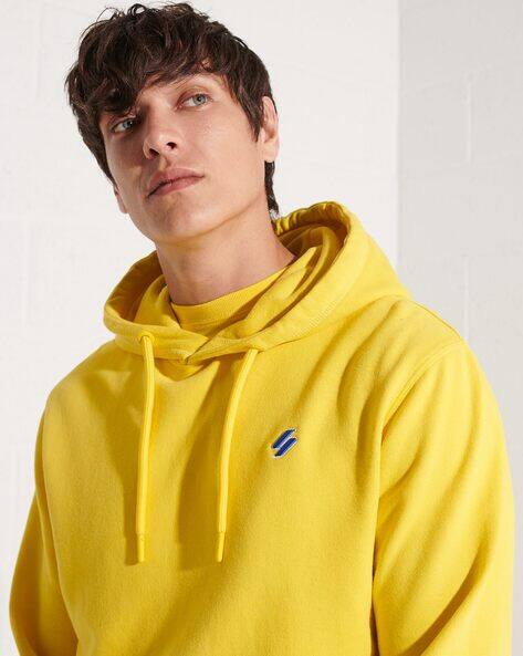 yellow champion hoodie outfit