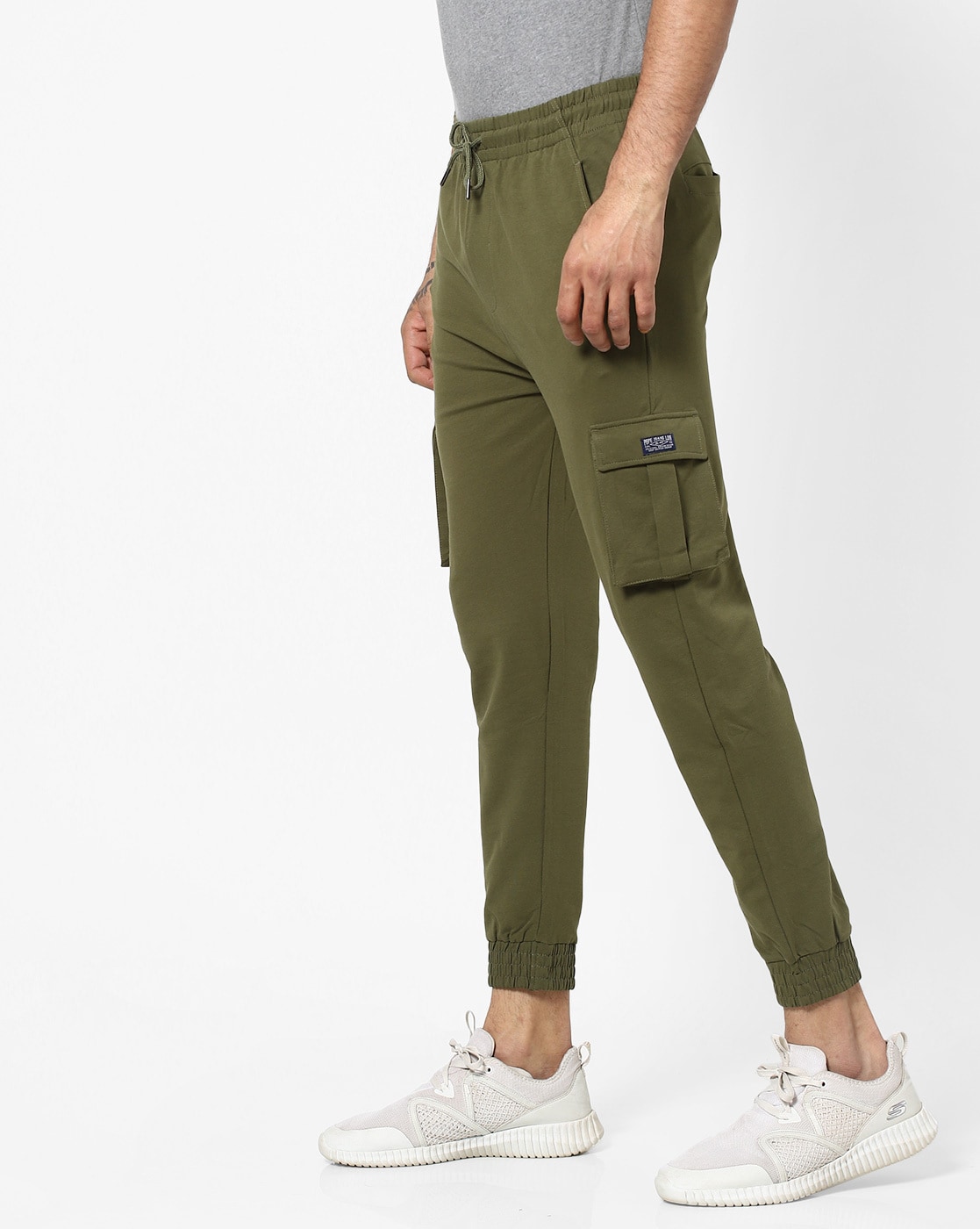 Pepe Jeans SEAN - Cargo trousers - olive green/green - Zalando.de