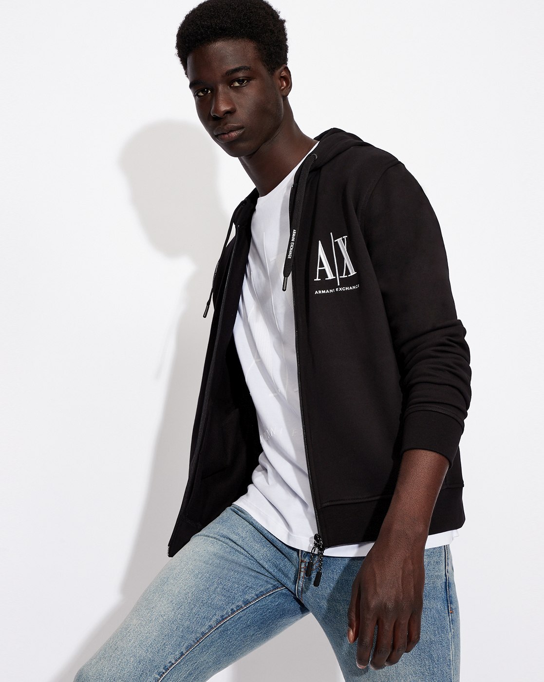 Buy Black Sweatshirt & Hoodies for Men by ARMANI EXCHANGE Online 