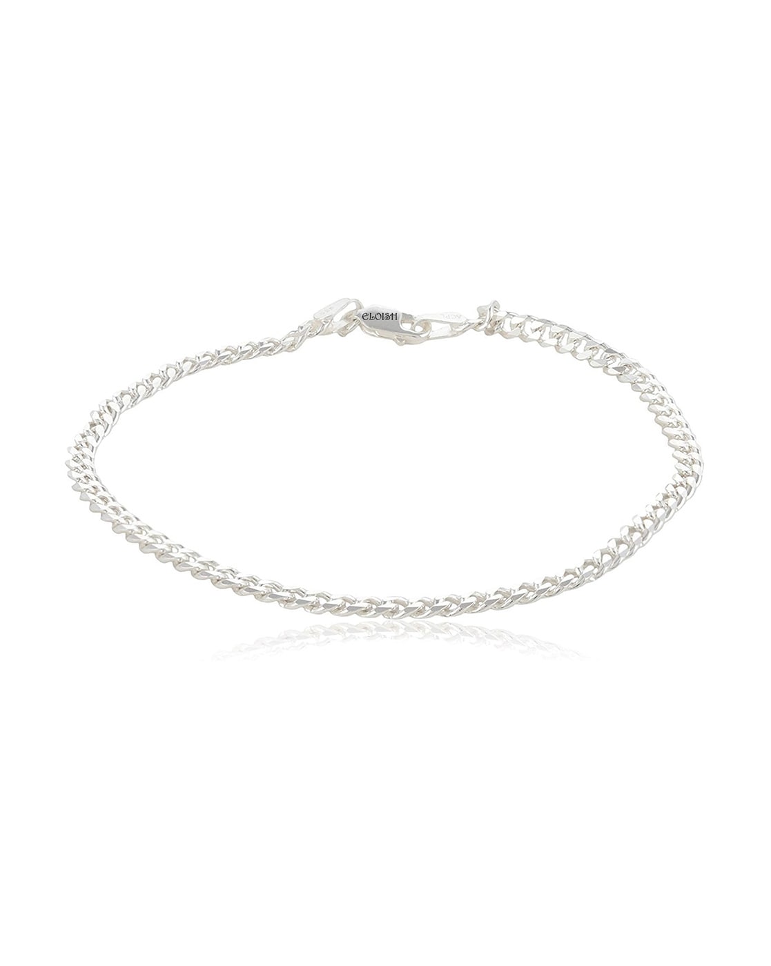 Buy Mesh Chain Classic Sterling Silver Chain Bracelet by Mannash Jewellery