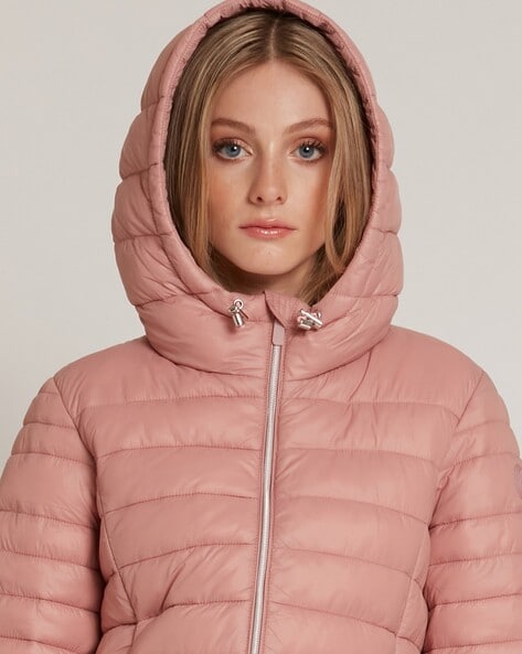 pink packable jacket