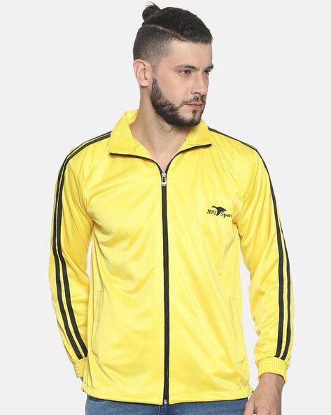 Yellow best sale sports jacket