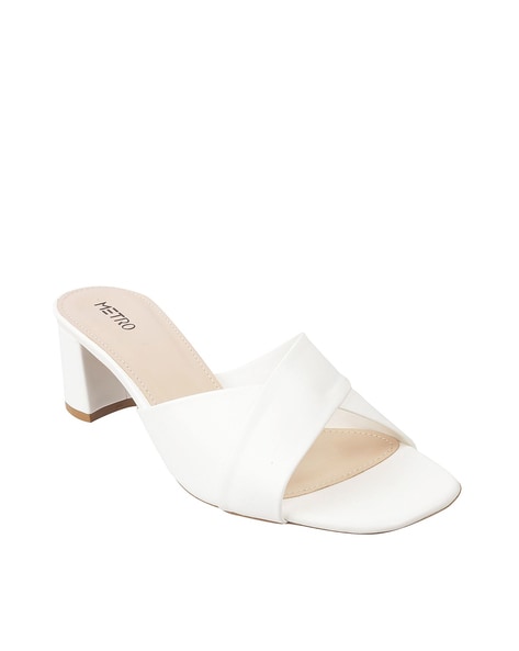 Sandals Zeus 1172 white leather