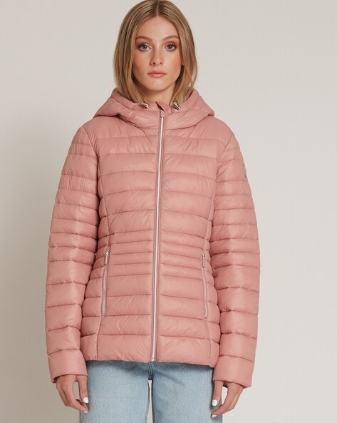 pink packable jacket