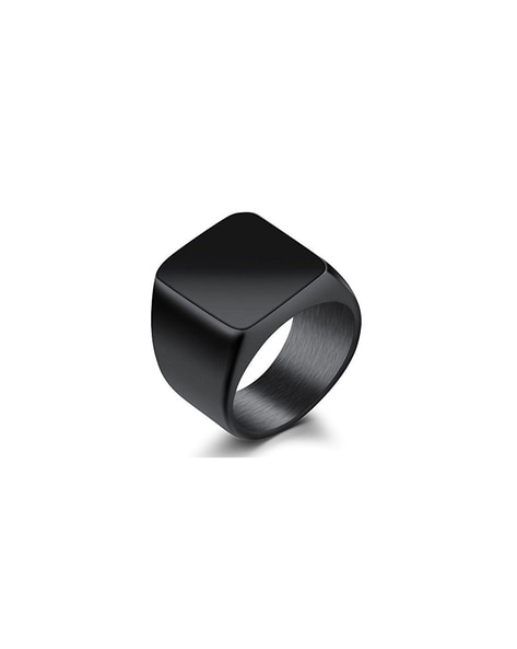 Buy Dazzling Square Men's Diamond Ring Online | ORRA