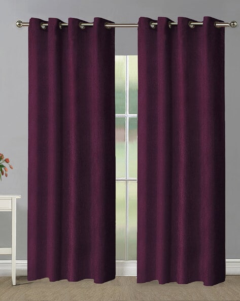 Buy Burgundy Curtains & Accessories for Home & Kitchen by Homefab India  Online