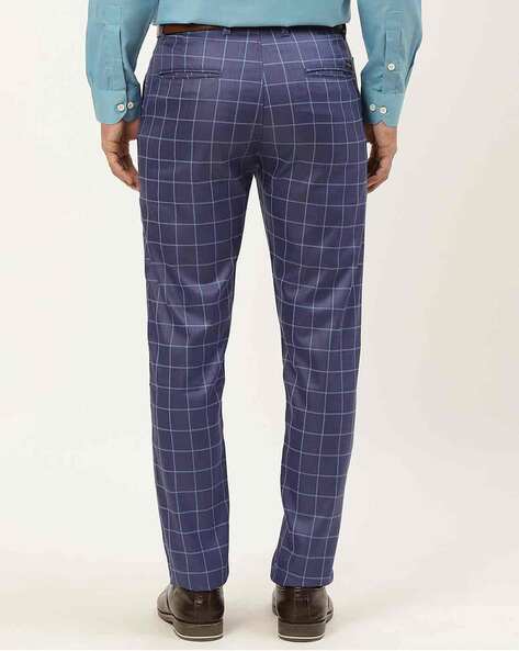 Window Pane Slim Ankle Pant in Plaid – Team Blonde