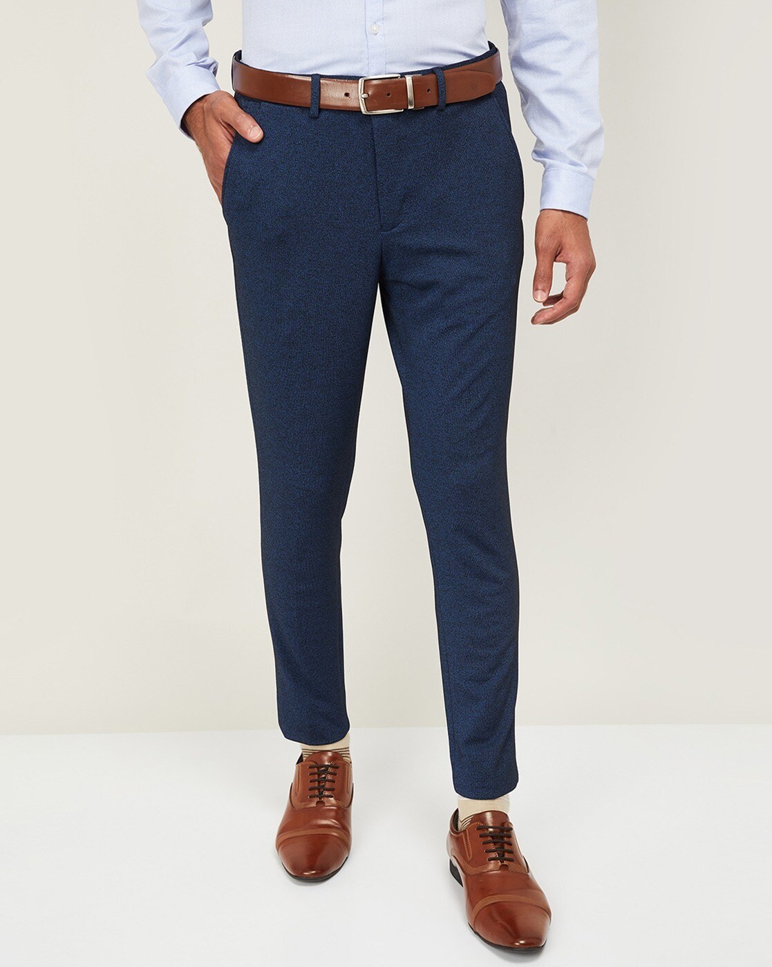 Buy Blue Trousers  Pants for Men by CODE BY LIFESTYLE Online  Ajiocom