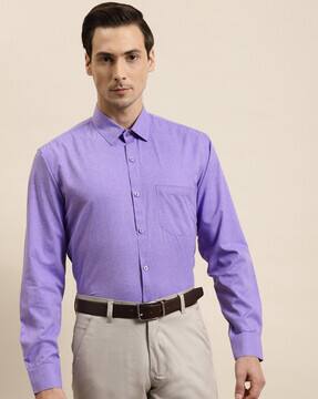 Purple Shirts for Men by SOJANYA Online 