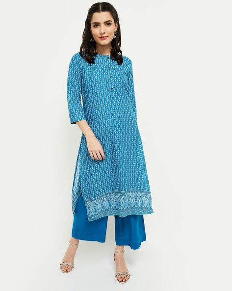 Buy Diya Trends Kurti Size XXXL Blue at Amazon.in
