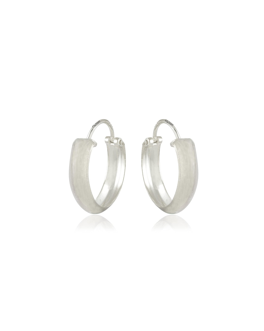 Buy Silver Earrings for Men by Eloish Online | Ajio.com