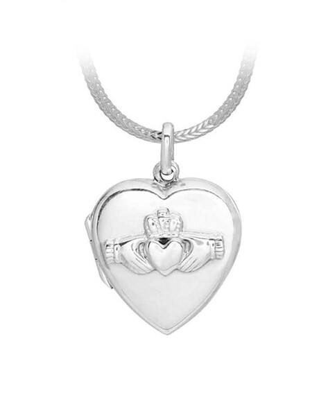 Amazon.com: Sterling Silver Heart Picture Locket 3/4 Inch X 3/4 Inch -  Includes 18 inch Chain (Locket + 1 Photo + Engraving): Clothing, Shoes &  Jewelry