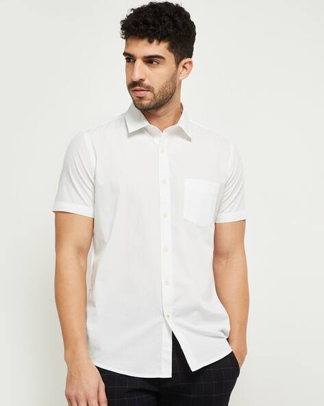 cotton half sleeve shirts online