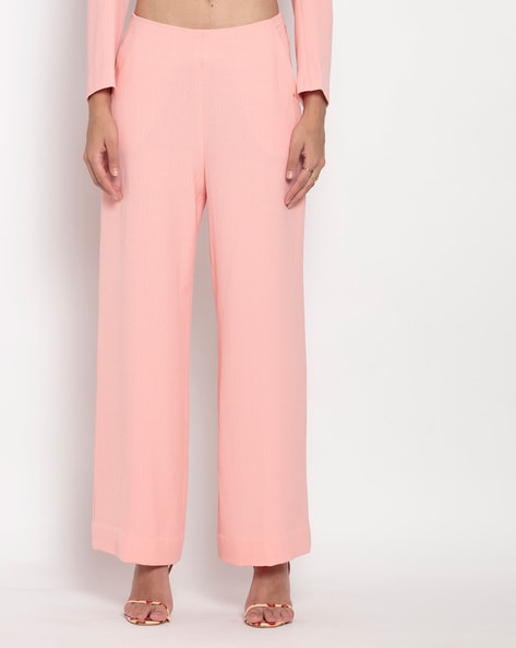 Textured Pants with Insert Pockets