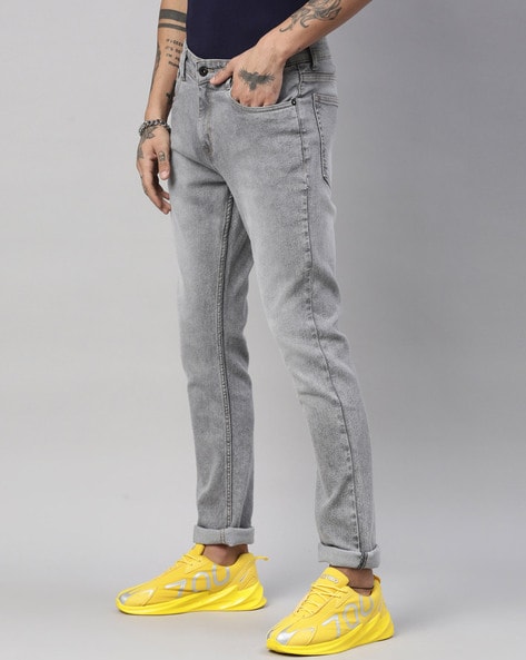 gray colour jeans pant