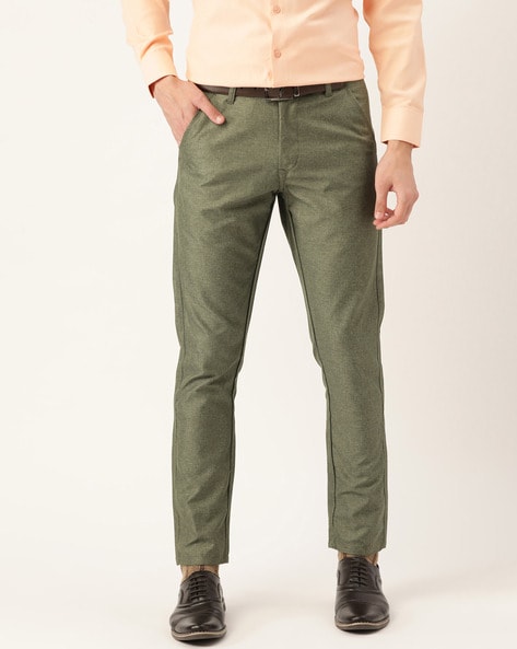 Slim Fit Trousers with Insert Pockets