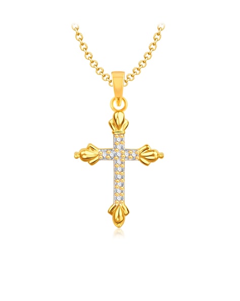 Gold Plated Silver Filigree Cross Pendant Necklace - Cross of Faith | NOVICA
