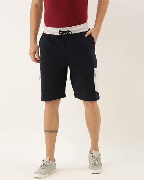 Buy Navy Shorts 3/4ths for Men by Arise Online