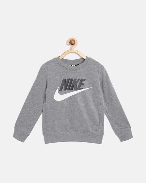 Nike gray sales crewneck