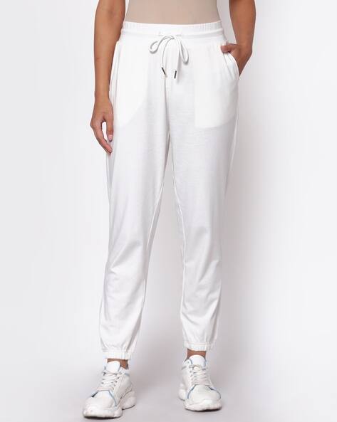 Buy Off White Track Pants for Women by 