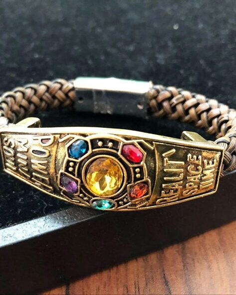 Marvel Avengers Symbols Jeweled Charm Bracelet