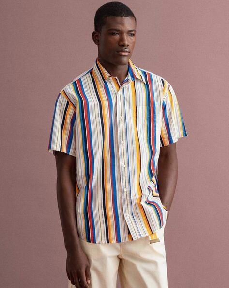 urban outfitters mens striped shirt