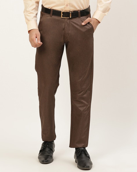 Men's Business Casual Pants Straight Leg Slim Stretch - Temu